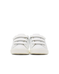 Baskets basses en cuir blanches Moncler Genius