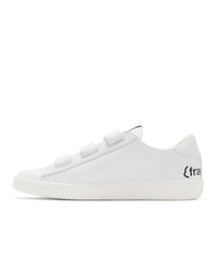 Baskets basses en cuir blanches Moncler Genius