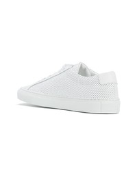 Baskets basses en cuir blanches Common Projects