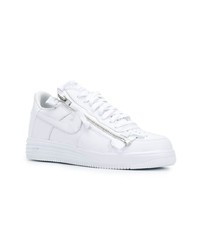 Baskets basses en cuir blanches Nike