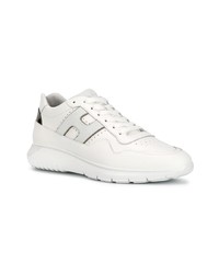 Baskets basses en cuir blanches Hogan