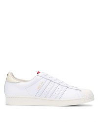 Baskets basses en cuir blanches adidas by 424