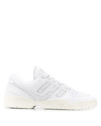 Baskets basses en cuir blanches adidas