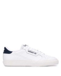 Baskets basses en cuir blanches adidas