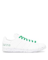 Baskets basses en cuir blanches adidas