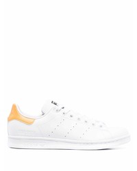 Baskets basses en cuir blanches adidas