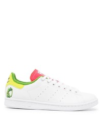 Baskets basses en cuir blanches adidas