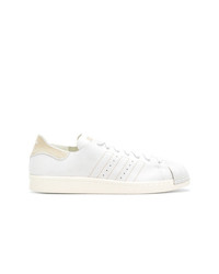 Baskets basses en cuir blanches adidas