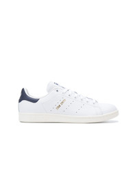 Baskets basses en cuir blanches adidas