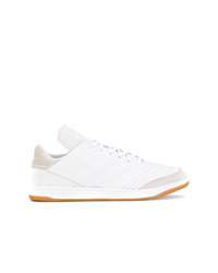 Baskets basses en cuir blanches adidas