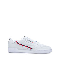 Baskets basses en cuir blanches adidas