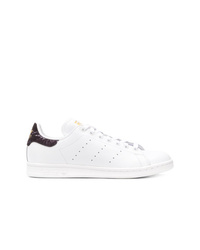 Baskets basses en cuir blanches adidas