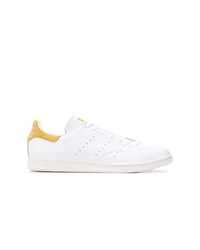 Baskets basses en cuir blanches adidas