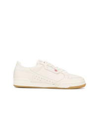 Baskets basses en cuir blanches adidas