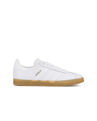 Baskets basses en cuir blanches adidas