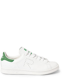 Baskets basses en cuir blanches Raf Simons