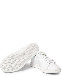 Baskets basses en cuir blanches Raf Simons