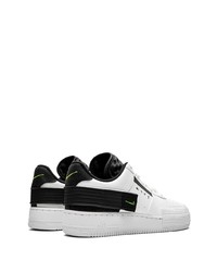 Baskets basses en cuir blanches Nike