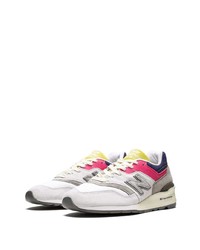 Baskets basses en cuir blanches New Balance