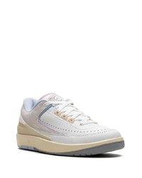 Baskets basses en cuir blanches Jordan