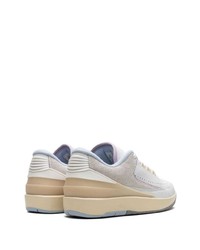 Baskets basses en cuir blanches Jordan