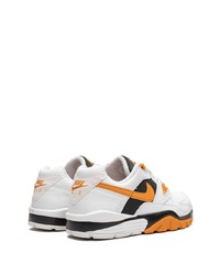 Baskets basses en cuir blanches Nike