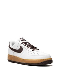 Baskets basses en cuir blanches Nike