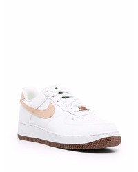 Baskets basses en cuir blanches Nike