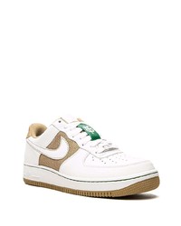 Baskets basses en cuir blanches Nike