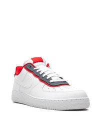 Baskets basses en cuir blanches Nike