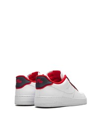 Baskets basses en cuir blanches Nike