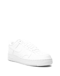 Baskets basses en cuir blanches Nike