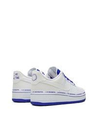 Baskets basses en cuir blanches Nike