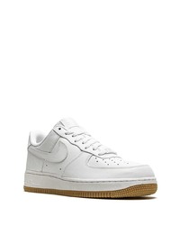 Baskets basses en cuir blanches Nike