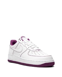 Baskets basses en cuir blanches Nike