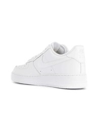 Baskets basses en cuir blanches Nike