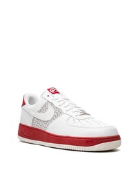 Baskets basses en cuir blanches Nike