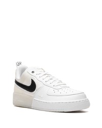 Baskets basses en cuir blanches Nike