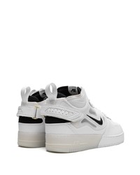 Baskets basses en cuir blanches Nike