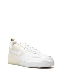 Baskets basses en cuir blanches Nike