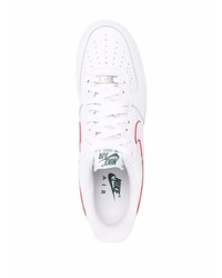 Baskets basses en cuir blanches Nike