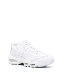 Baskets basses en cuir blanches Nike