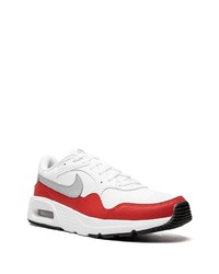 Baskets basses en cuir blanches Nike