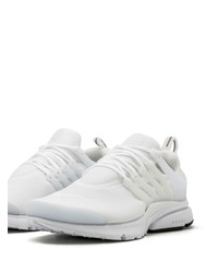 Baskets basses en cuir blanches Nike