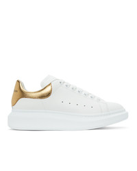 Baskets basses en cuir blanches Alexander McQueen