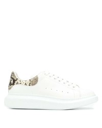 Baskets basses en cuir blanches Alexander McQueen