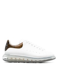 Baskets basses en cuir blanches Alexander McQueen