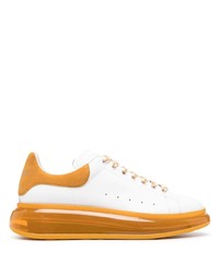 Baskets basses en cuir blanches Alexander McQueen