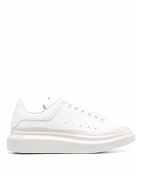 Baskets basses en cuir blanches Alexander McQueen