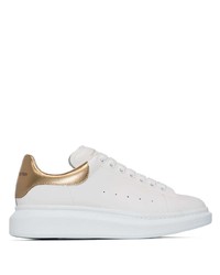 Baskets basses en cuir blanches Alexander McQueen